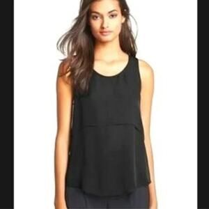 Theory Gray Layered Sleeveless Tank Top